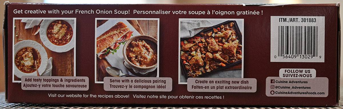 Costco Cuisine Adventures French Onion Soup Review - Costcuisine