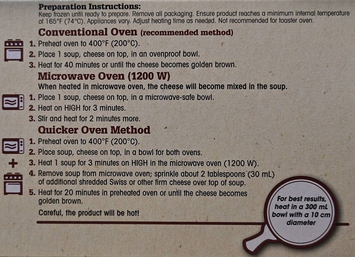 Costco Cuisine Adventures French Onion Soup Review Costcuisine