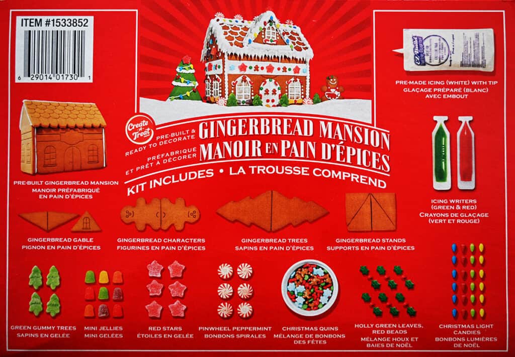 Costco Create A Treat Pre-Built Gingerbread Mansion Kit Review ...