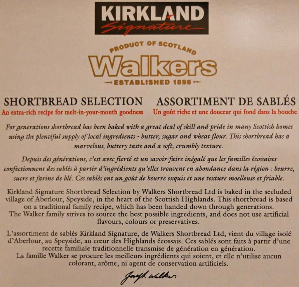 Costco Kirkland Signature Walkers Shortbread Review Costcuisine