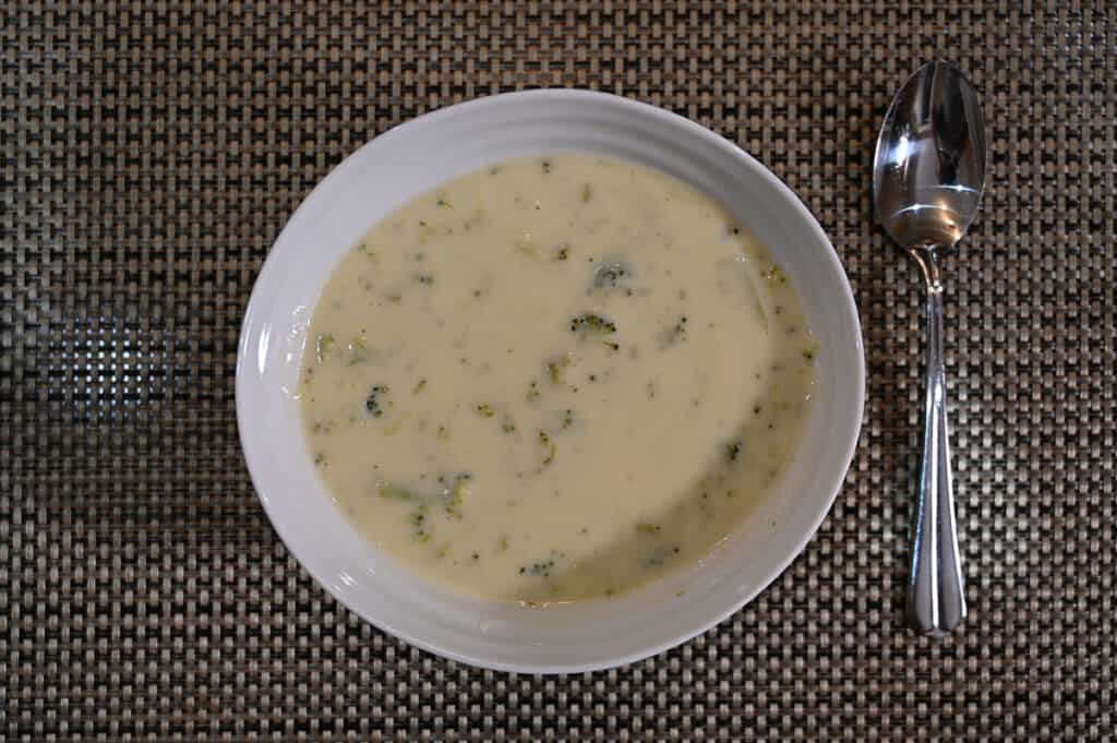 Costco Kirkland Signature Broccoli Cheddar Soup Review Costcuisine