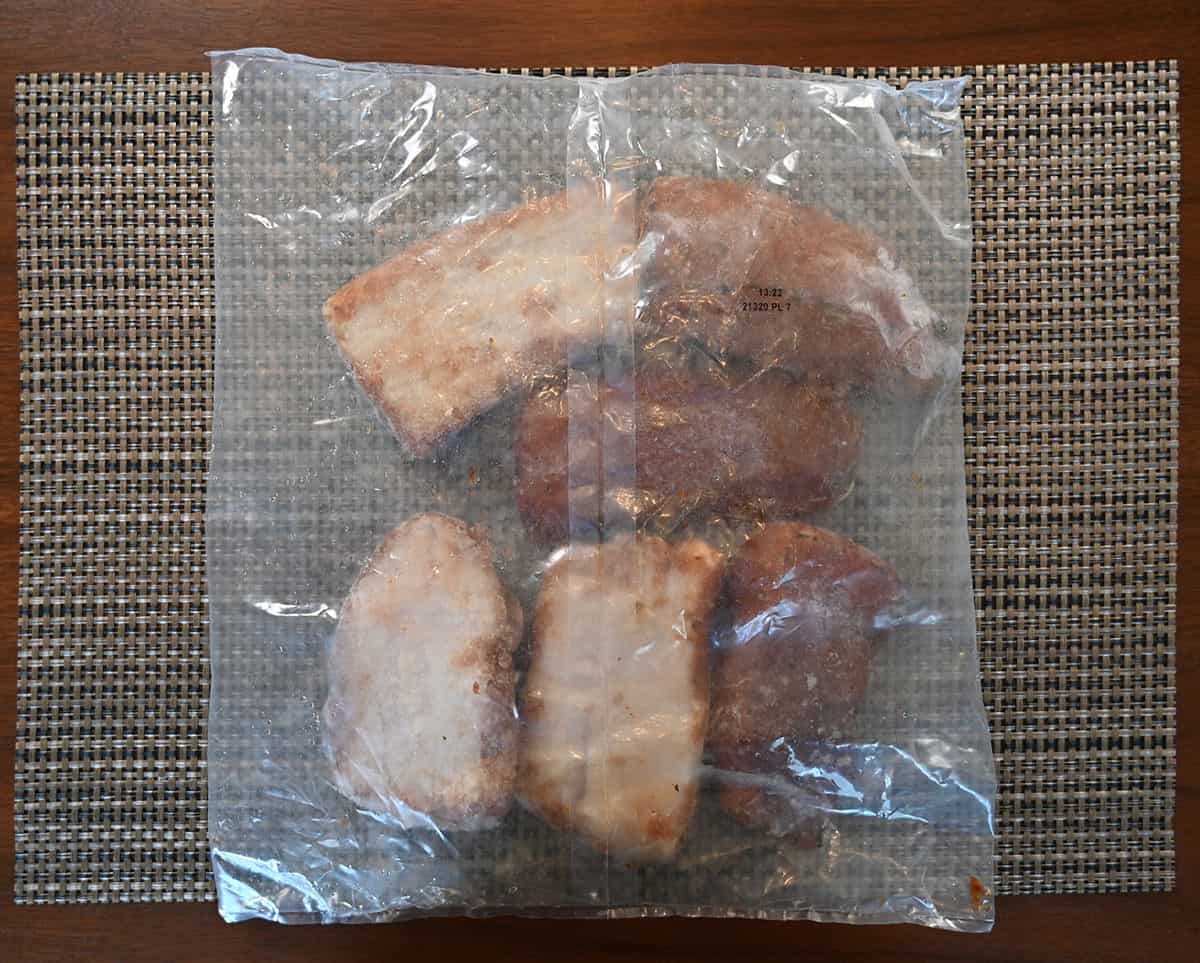 Image of bag of High Liner Miso Glazed Cod, six cod fillets in one bag. 