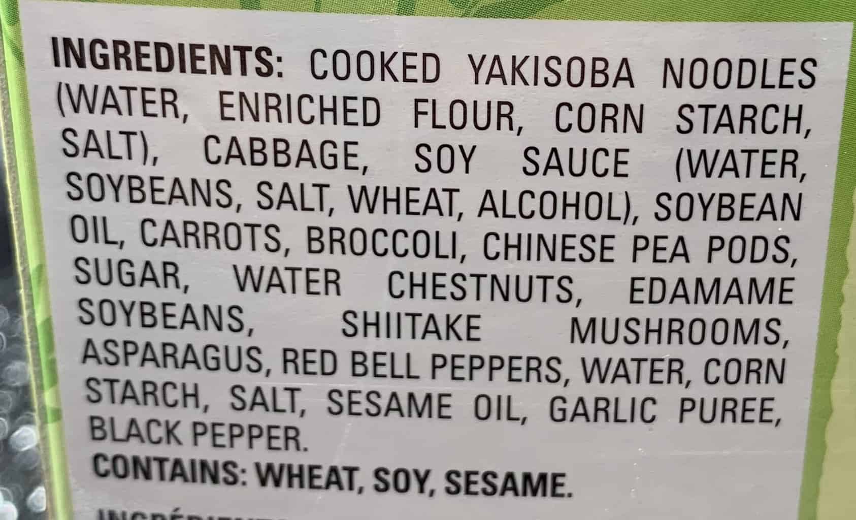 Costco Ajinomoto Vegetable Yakisoba Review Costcuisine