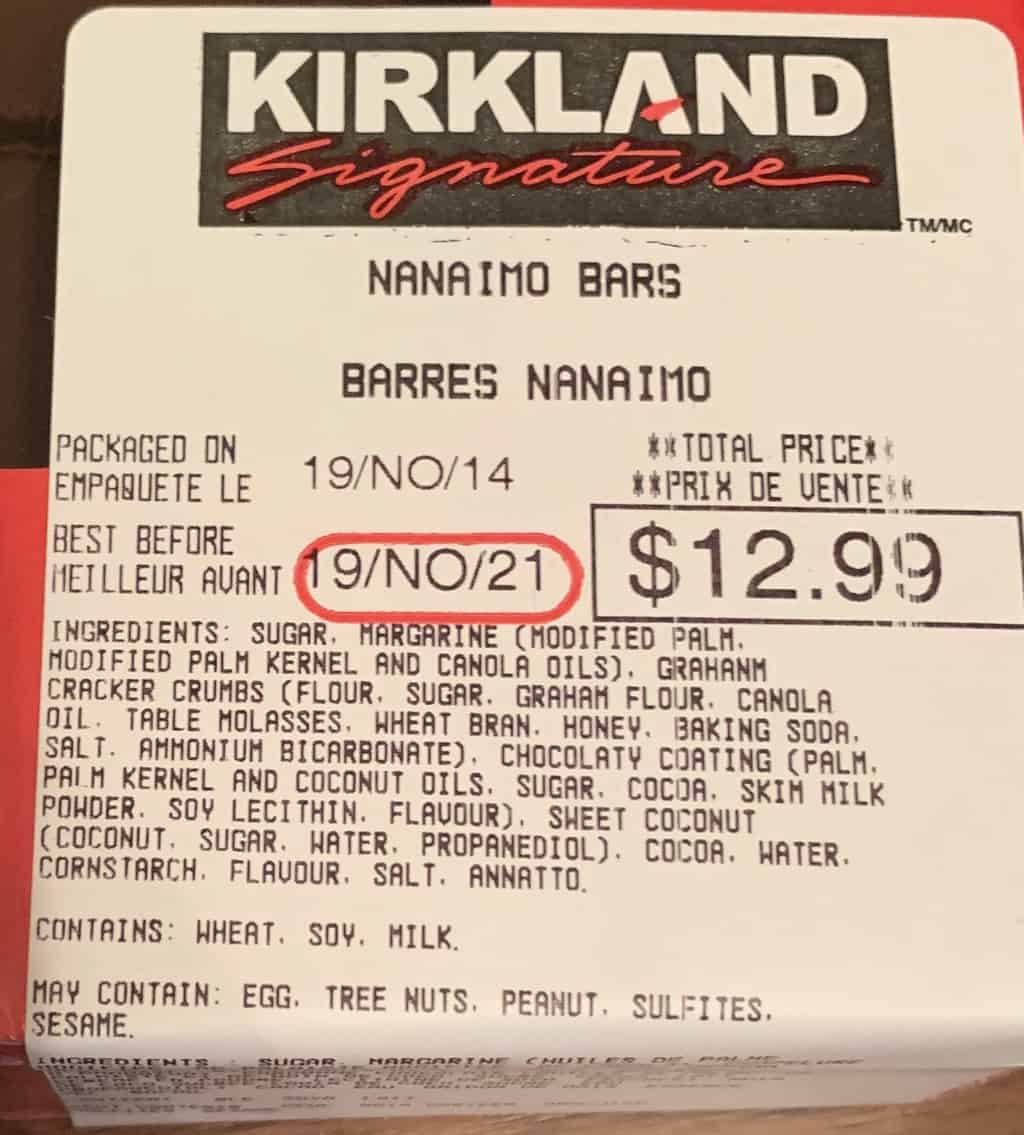 Costco Kirkland Signature Nanaimo Bars Review Costcuisine