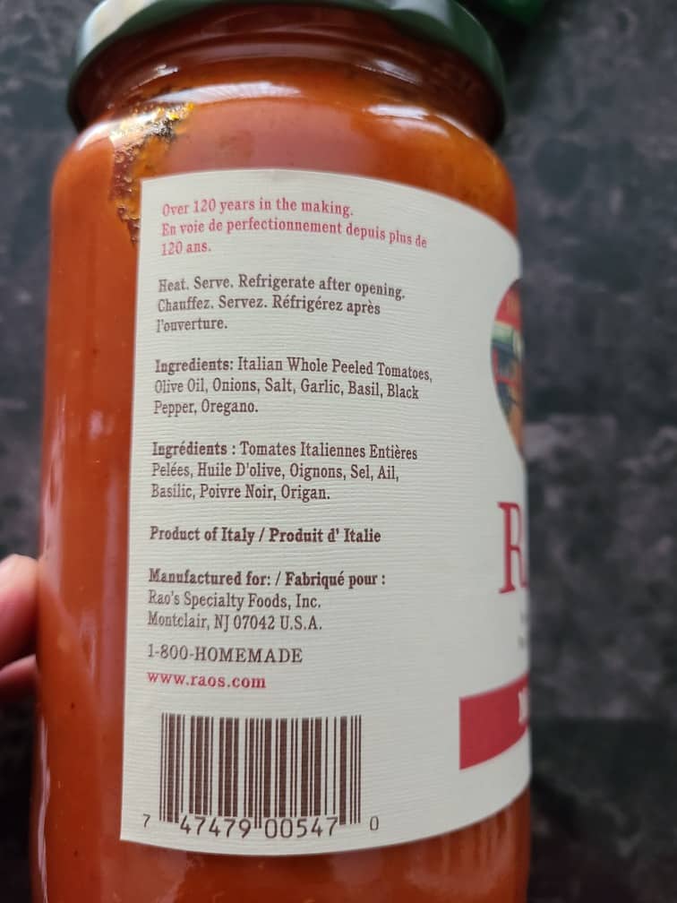 Costco Rao s Homemade Marinara Sauce Review Costcuisine