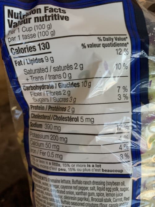 Costco Taylor Farms Buffalo Blue Salad Kit Review Costcuisine