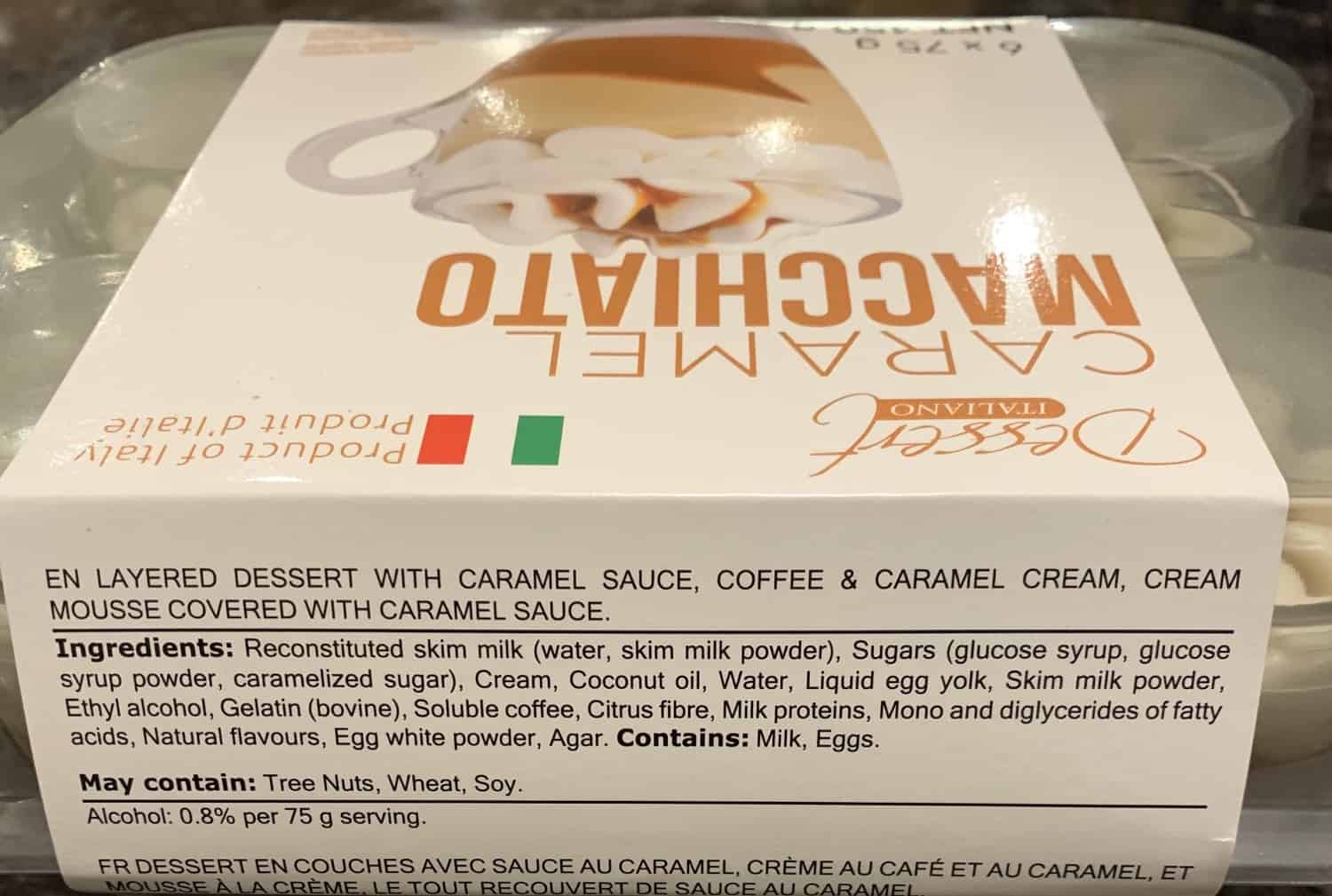 Costco Dessert Italiano Caramel Macchiato Review Costcuisine