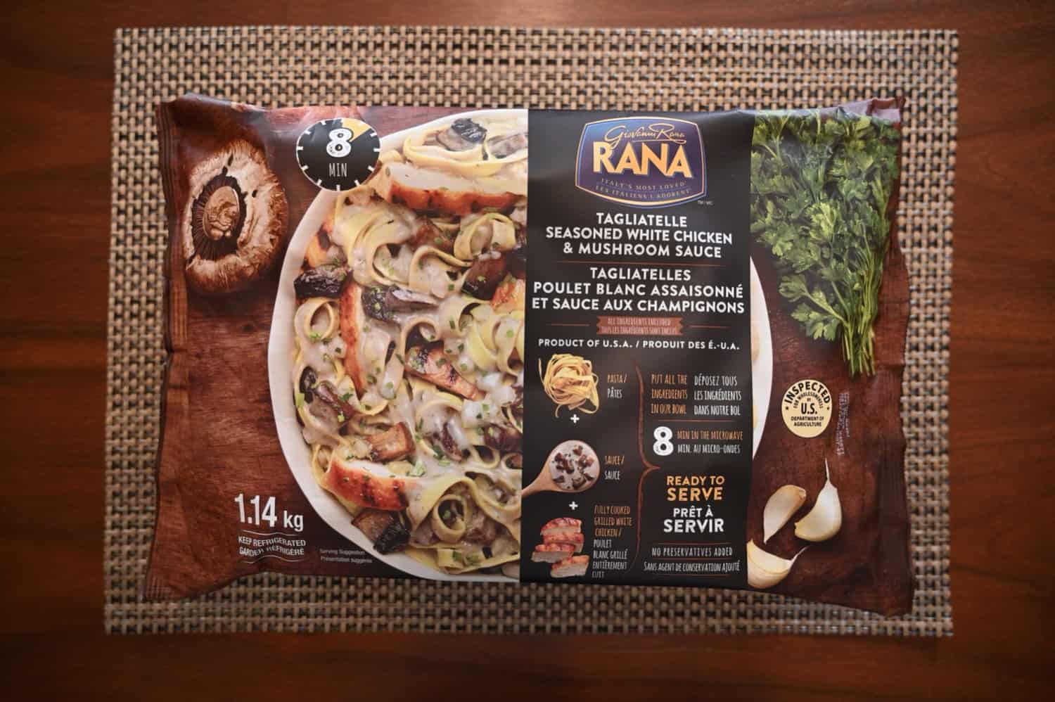 Costco Rana Tagliatelle, Seasoned & - Review Mushroom Costcuisine White Chicken Sauce