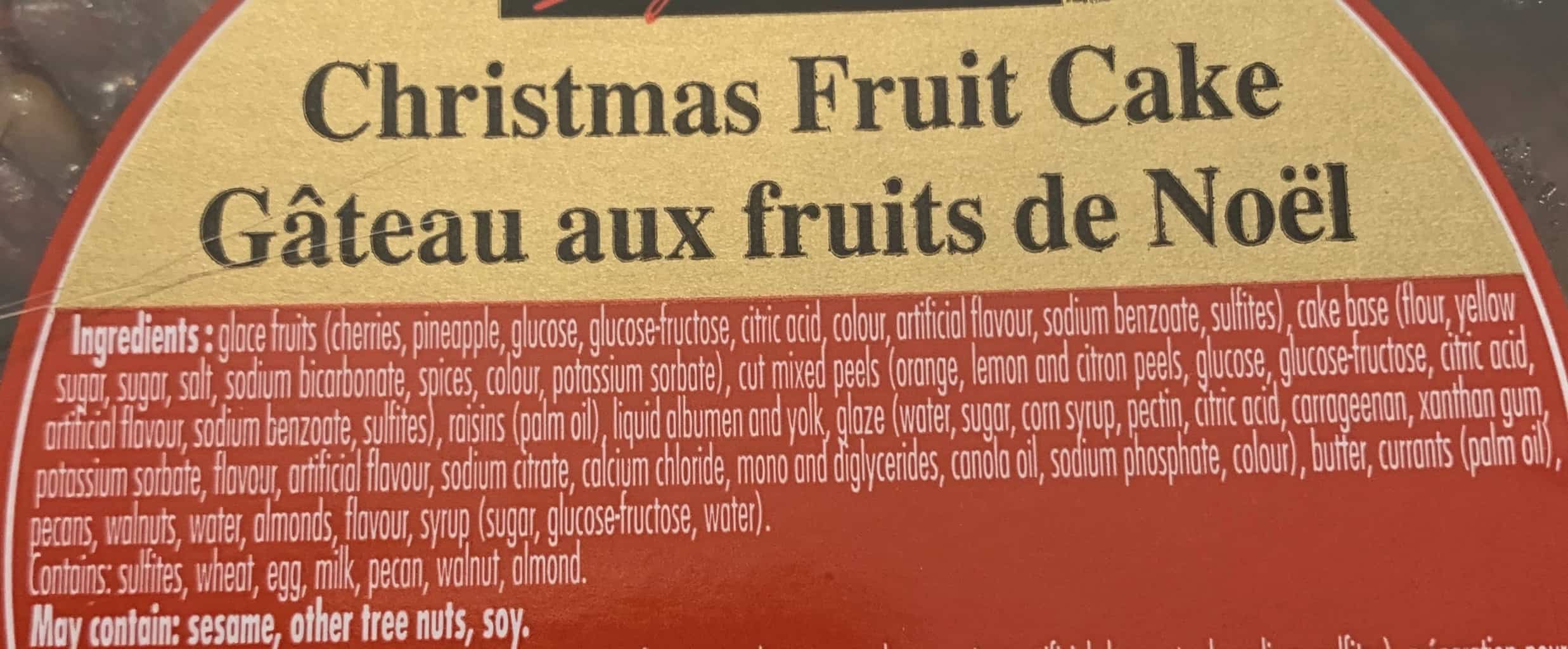 Costco Kirkland Signature Christmas Fruit Cake Review Costcuisine