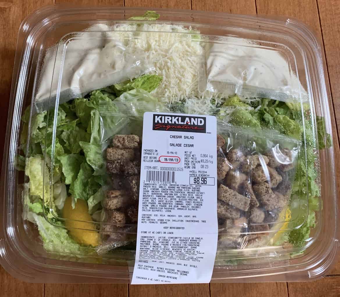 Costco Kirkland Signature Caesar Salad Review Costcuisine
