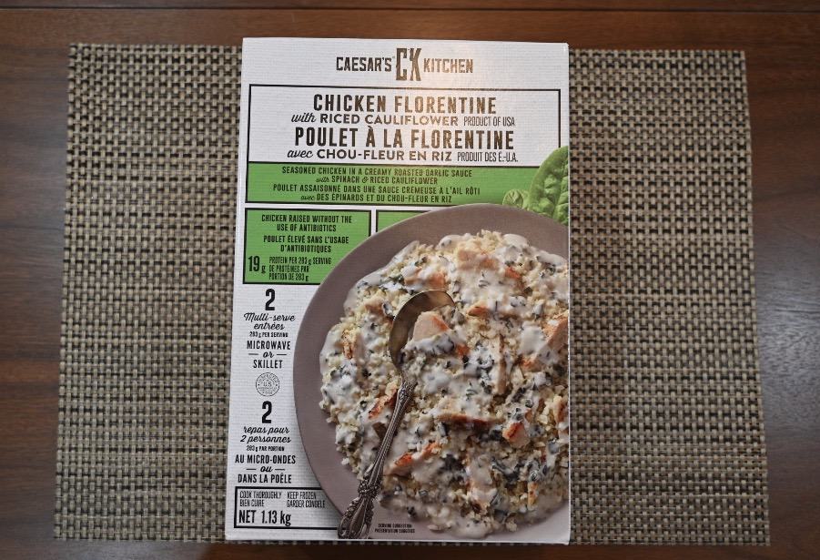 Box of Caesar's Kitchen Chicken Florentine with Riced Cauliflower