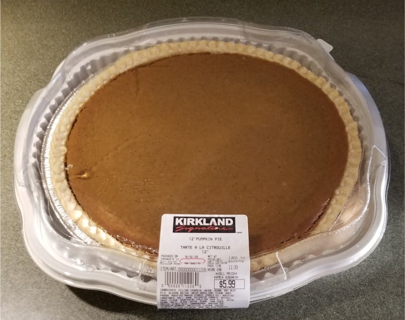 Costco Kirkland Signature Pumpkin Pie Review - Costcuisine