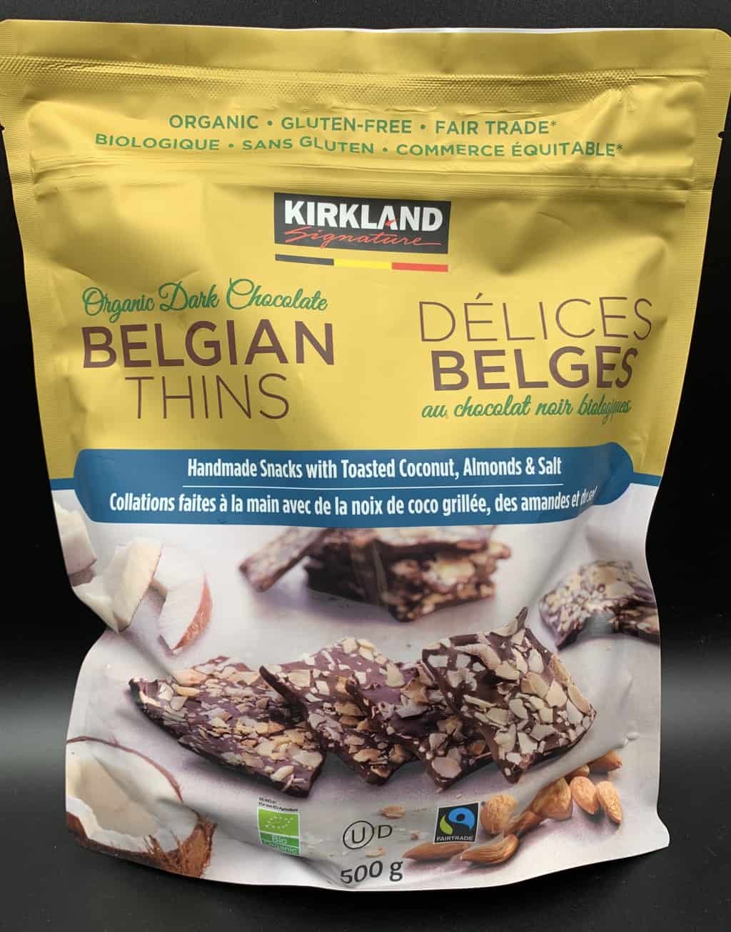 Costco Kirkland Signature Organic Dark Chocolate Belgian Thins Review Costco Kirkland Signature Organic Dark Chocolate Belgian Thins Review