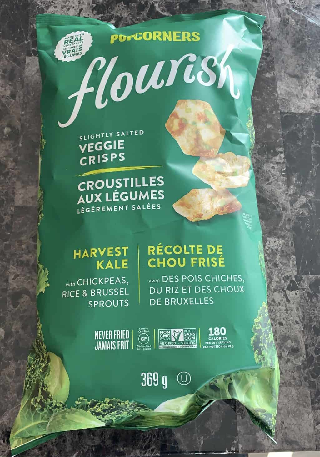 Costco POPCORNERS Flourish Veggie Crisps Review Costcuisine