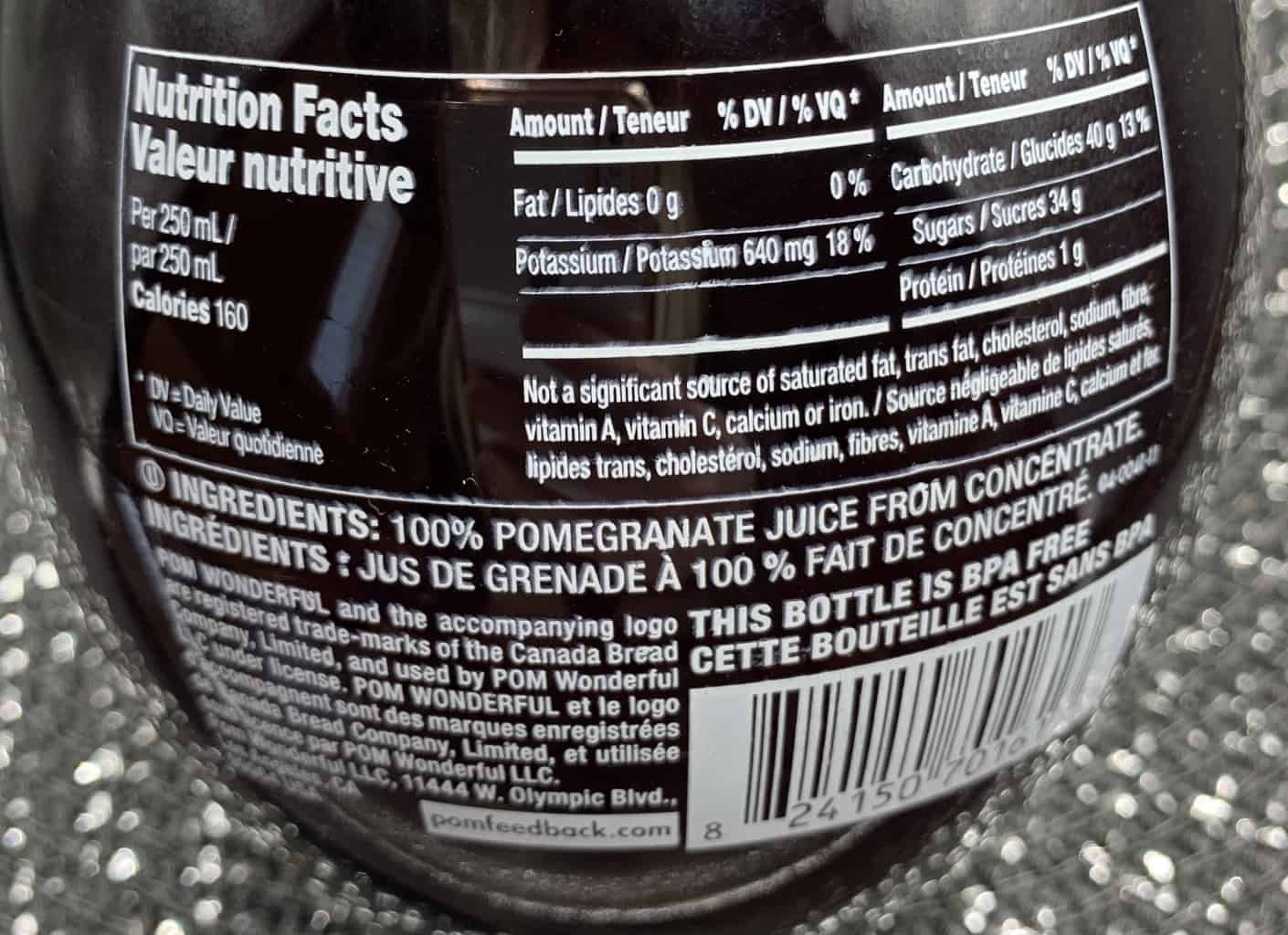 Pom Pomegranate Juice Nutritional Information Besto Blog pom-pomegranate-juice-nutritional-information-besto-blog