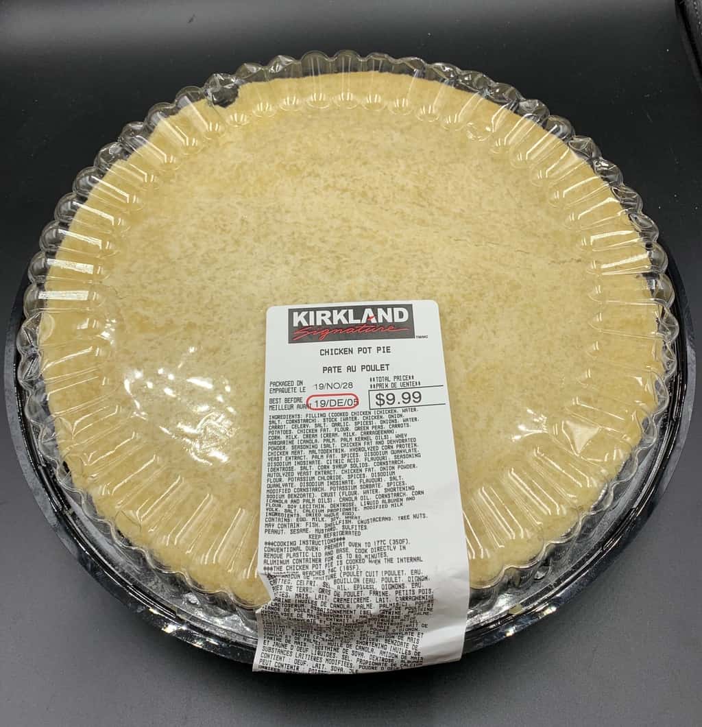 Costco Kirkland Signature Chicken Pot Pie Updated Review and Nutrition
