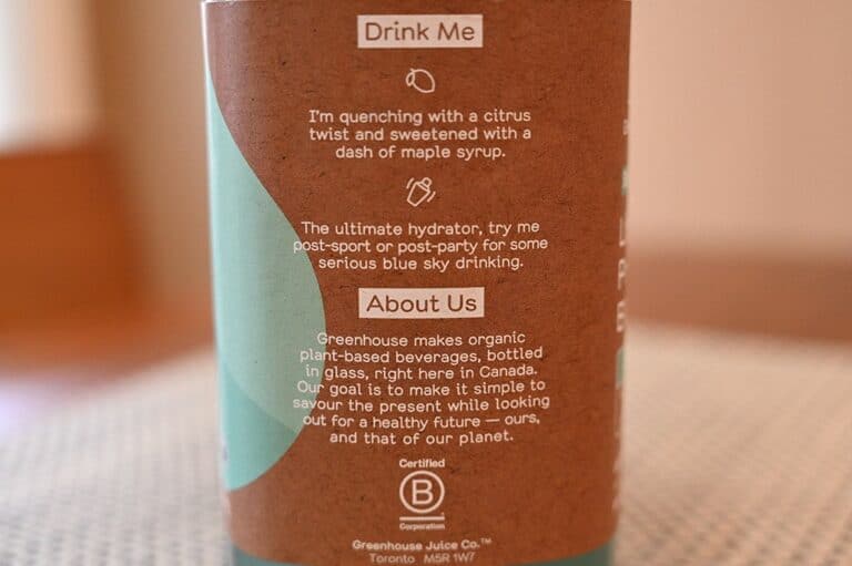 Costco Greenhouse Organic Probiotic Lemonade Review Costcuisine