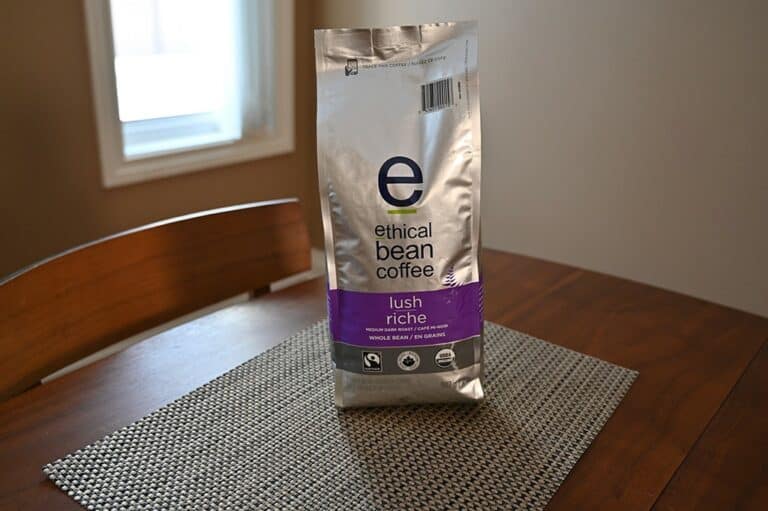Costco Ethical Bean Coffee Lush Medium Dark Roast Review Costcuisine