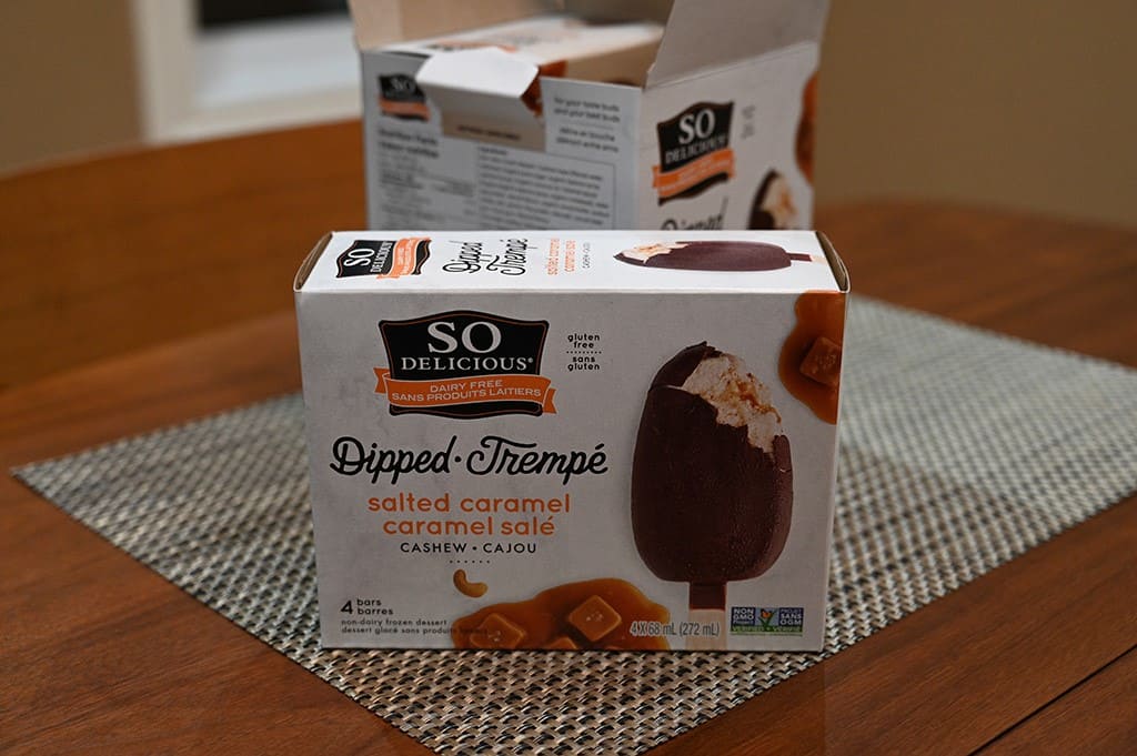 Costco So Delicious Dipped Salted Caramel Frozen Dessert Bars