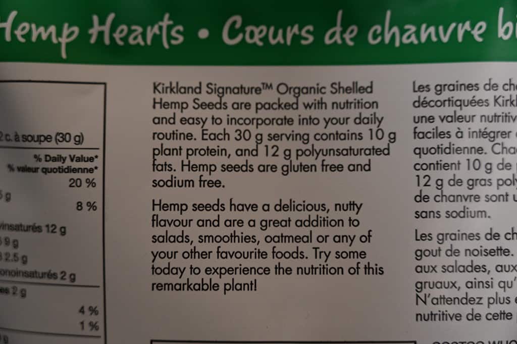 Hemp hearts description