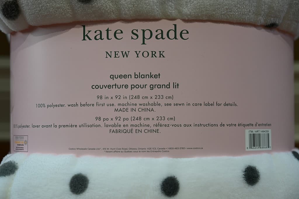 Costco Kate Spade Blanket