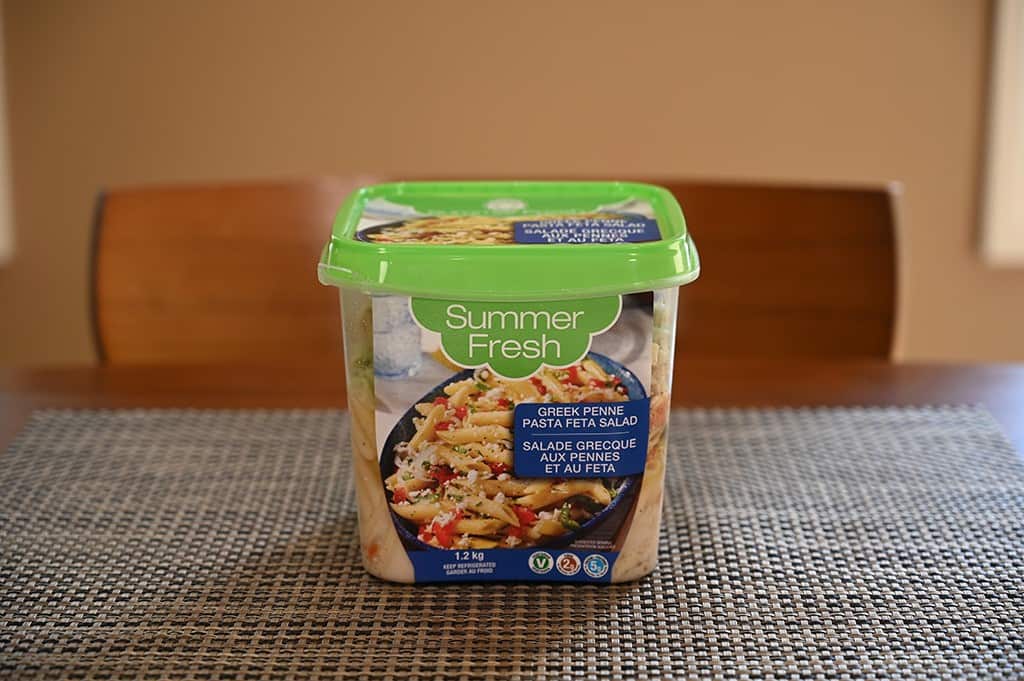 Costco Summer Fresh Greek Penne Pasta Feta Salad