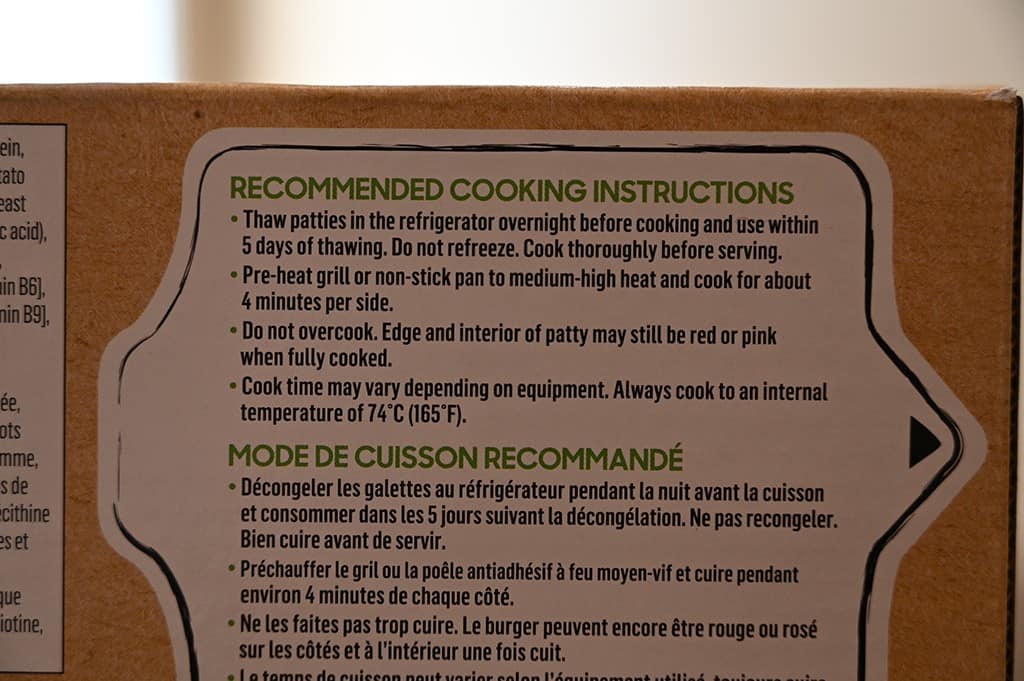 Costco Beyond Meat Beyond Burger Cooking Instructions 