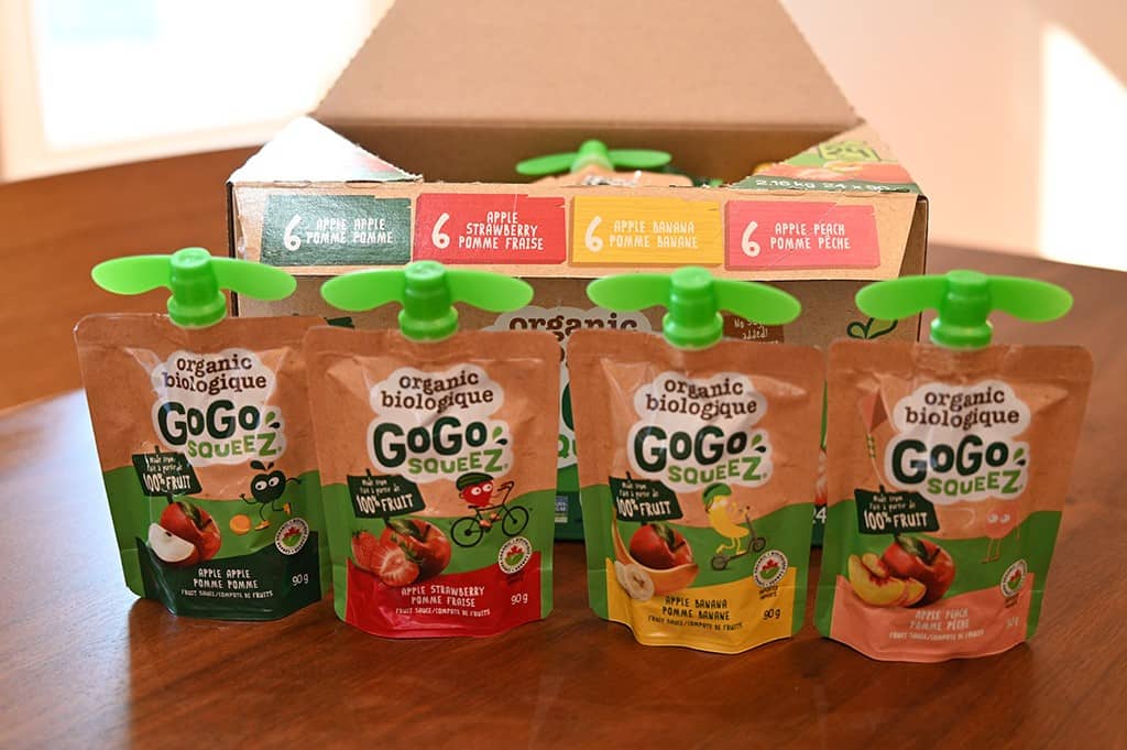 Costco GoGo Squeez Organic Apple Sauce Pouches