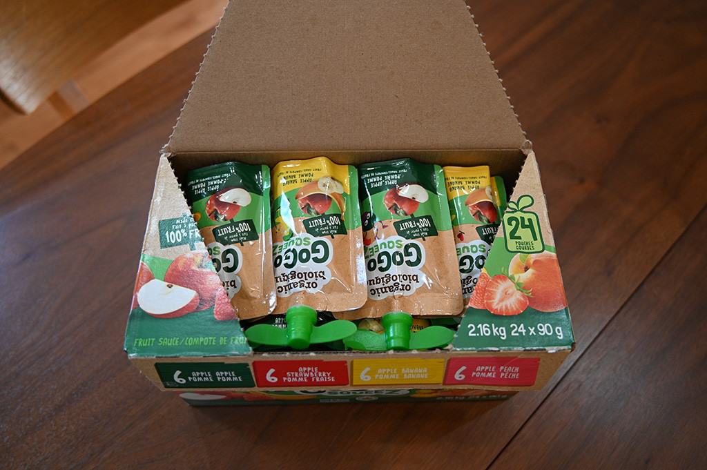 Costco GoGo Squeez Organic Apple Sauce Pouches