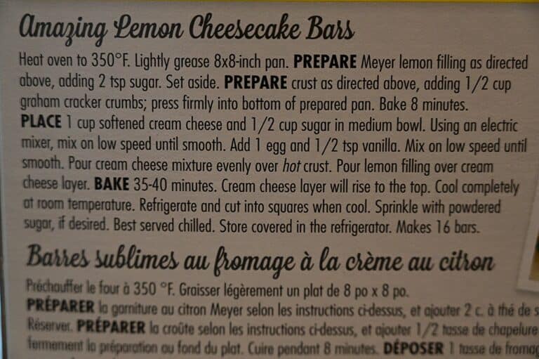 Costco Krusteaz Meyer Lemon Bar Mix Review Costcuisine