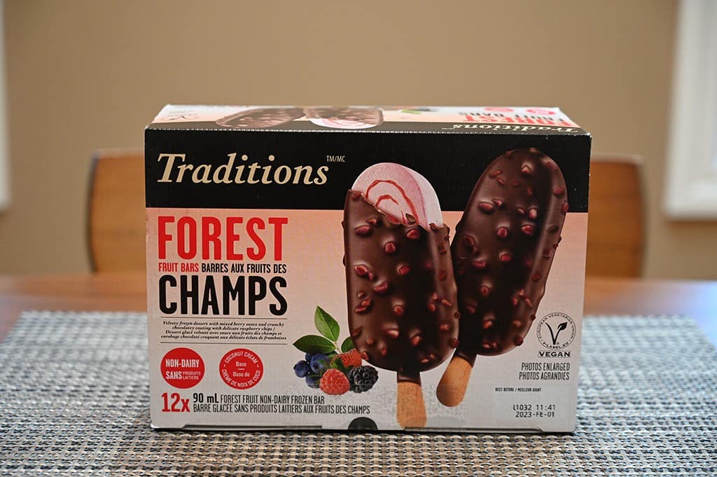 Costco Vegan Traditions Forest Fruit Frozen Bars