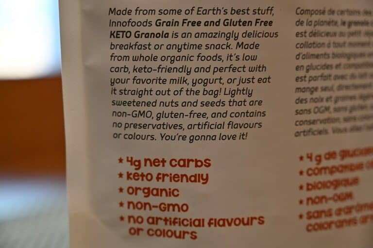 Costco innofoods Keto Granola Review Costcuisine