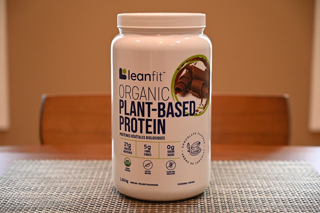 Costco Leanfit Organic Plant-Based Chocolate Protein