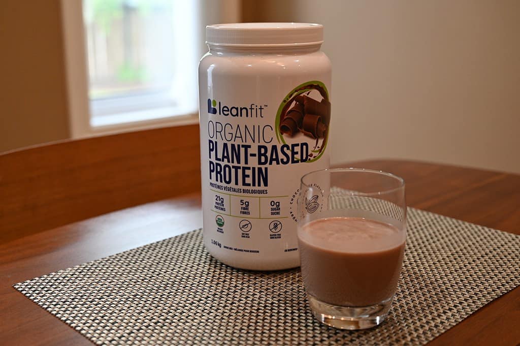 Costco Leanfit Organic Plant-Based Chocolate Protein
