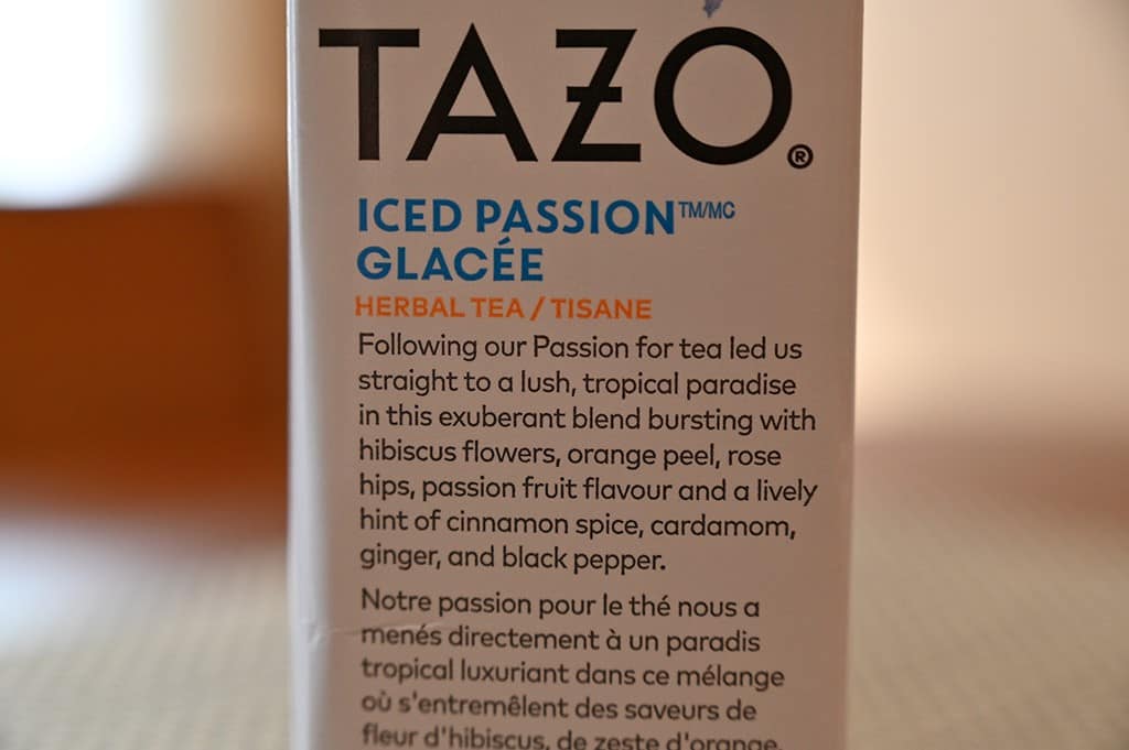 Costco Tazo Iced Passion Tea