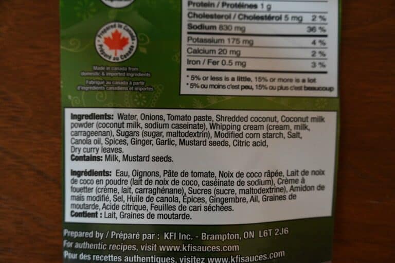 Costco KFI Coconut Curry Sauce Review Costcuisine