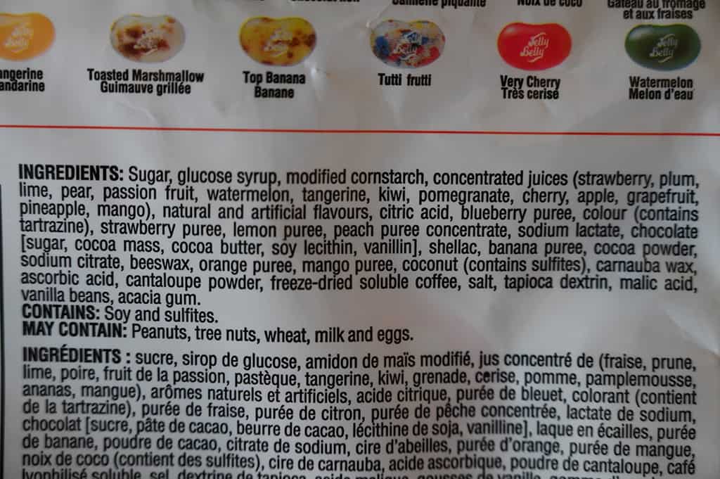Costco Kirkland Signature Jelly Belly Gourmet Jelly Beans Ingredients