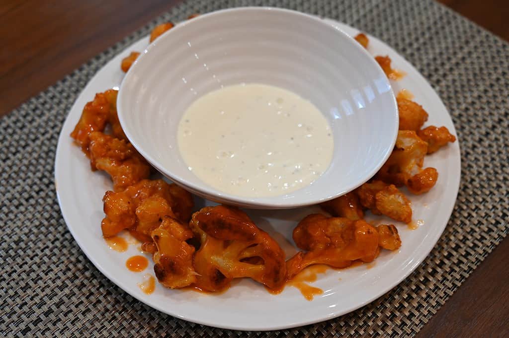 Costco Eat Smart Buffalo Cauliflower with Blue Cheese Dressing