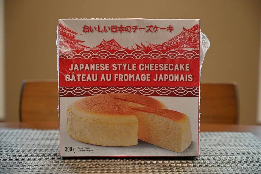 Costco Delcato Japanese Style Cheesecake box