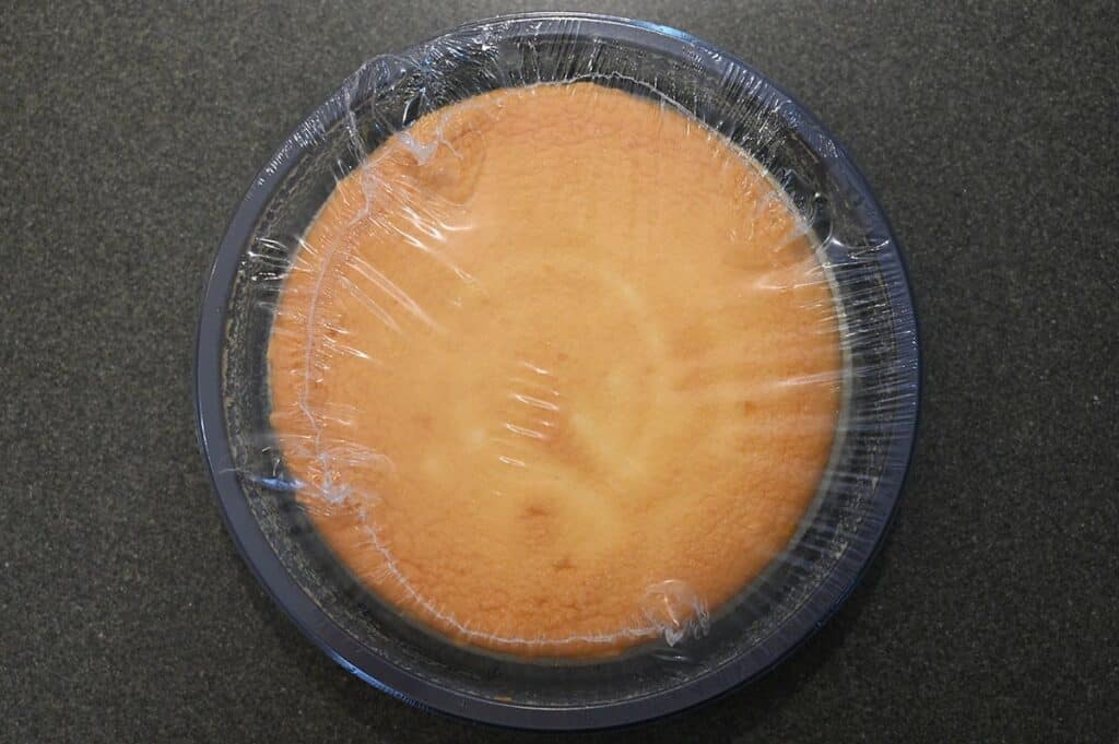 Costco Delcato Japanese Style Cheesecake packaged removed from box