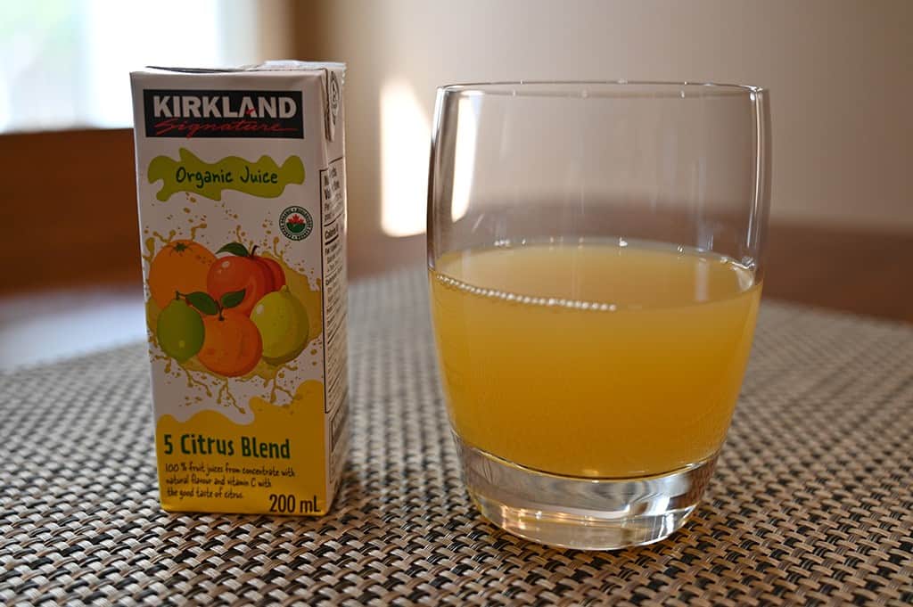 Costco Kirkland Signature Organic Juice Box 5 Citrus Blend