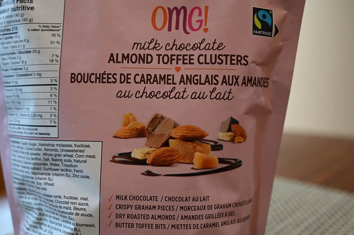 Costco OMG! Milk Chocolate Almond Toffee Clusters Review Costcuisine