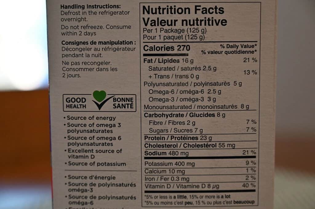 Costco Dom Reserve Singles Steelhead Salmon Poke Nutrition Facts