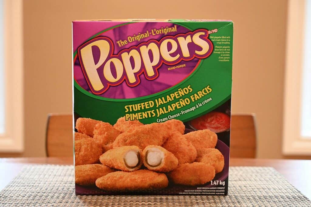 Photo of the box of The Original Poppers Stuffed Jalapenos.