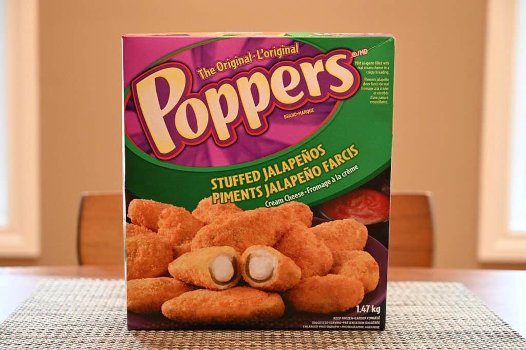 Costco The Original Poppers Stuffed Jalapenos box 