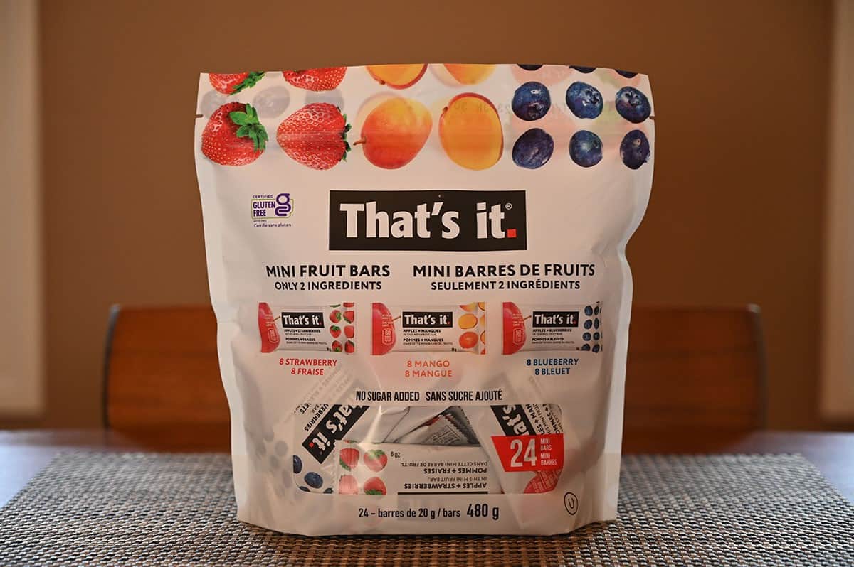 That's It Fruit Bar Healthy Snack Bar Review & Taste Test 