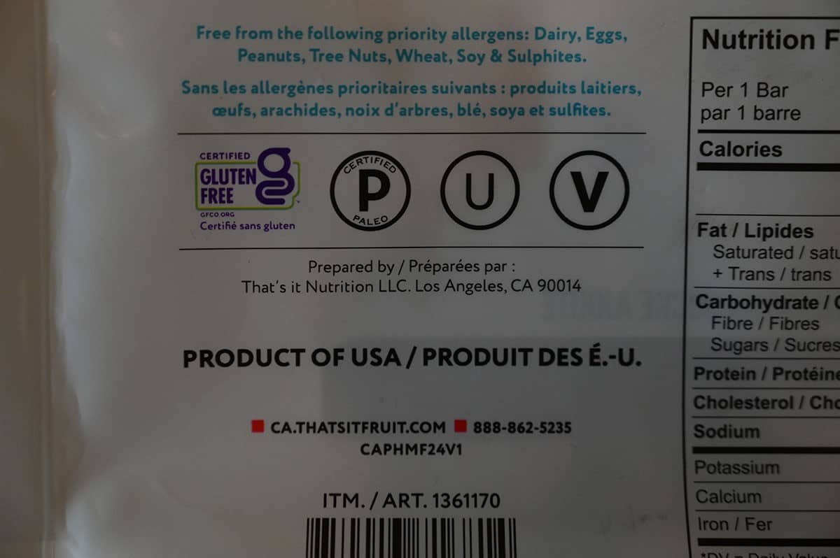 Costco That's It Mini Fruit Bars Review Costcuisine