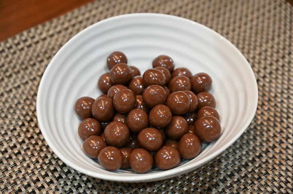 Costco Lamontagne Tuxedo Cake Bites in a bowl