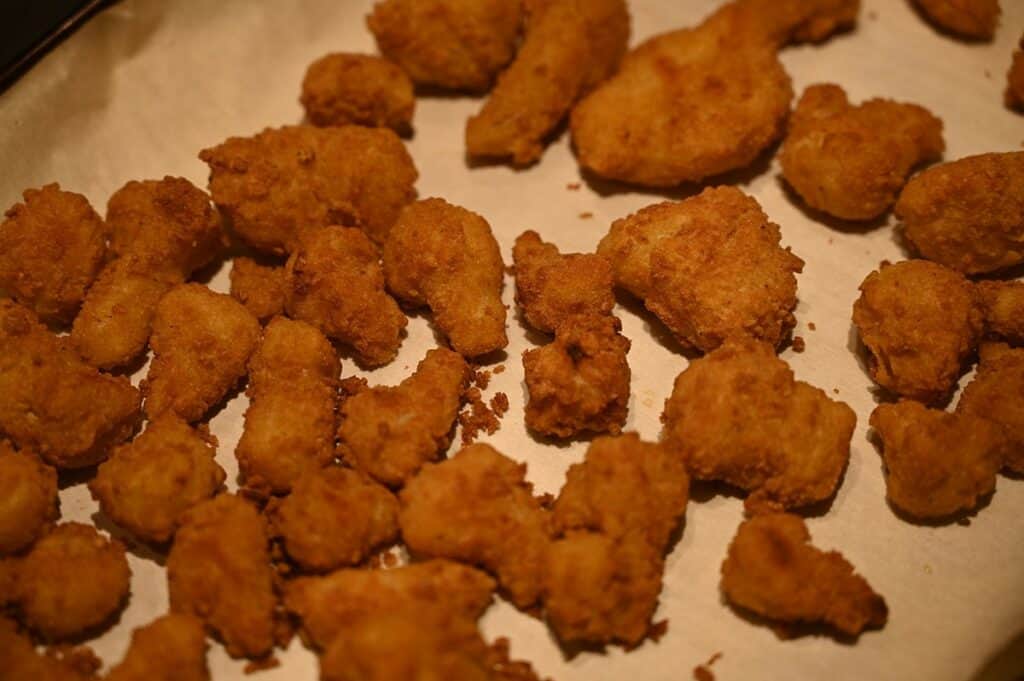 Costco Wholly Veggie Buffalo Cauliflower after baking it in the oven