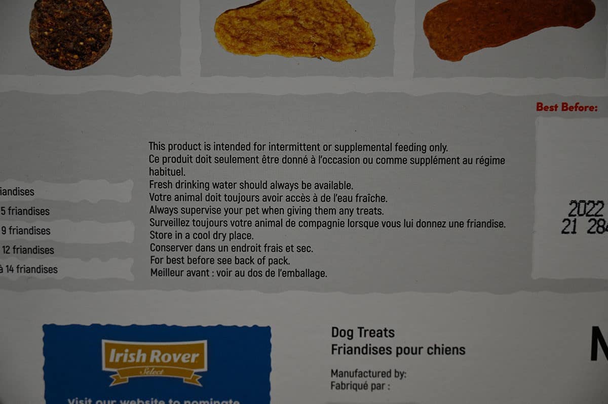 Costco Irish Rover Dog Advent Calendar 2021 Review Costcuisine